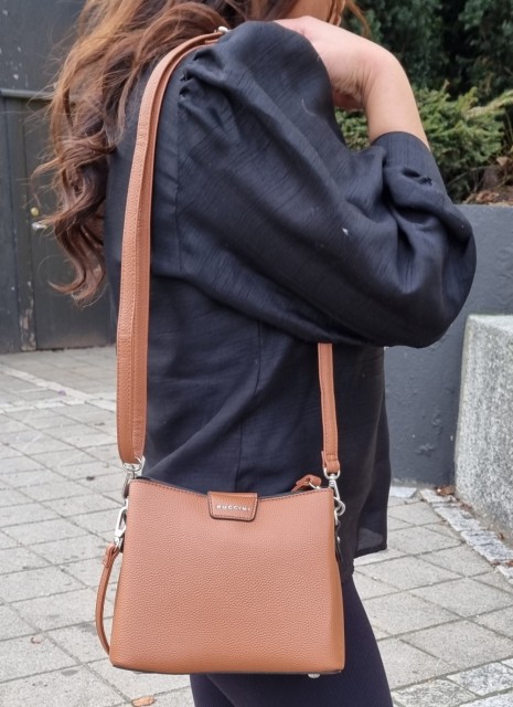 Puccini Crossover Veske, camel