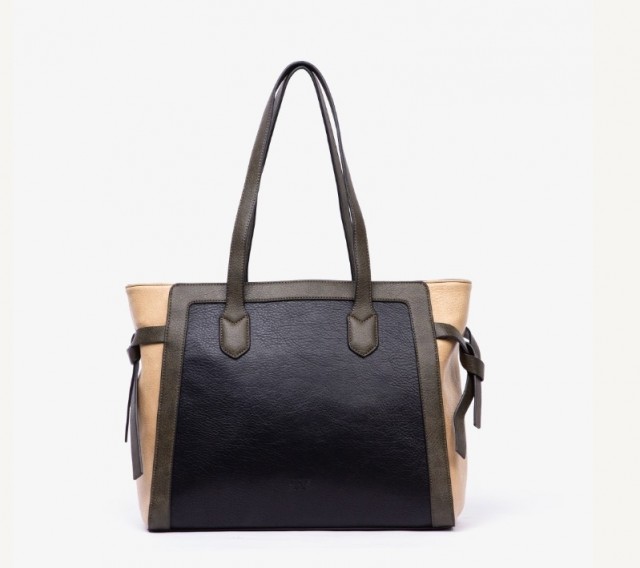 Lycke Stor Veske, black/multi