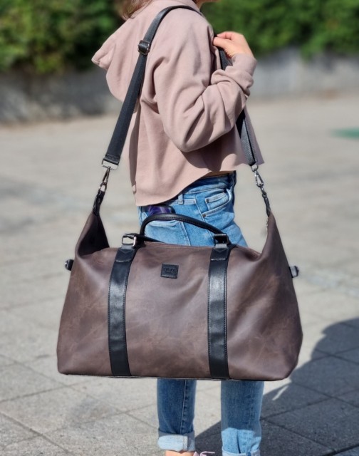 Lycke Stor Weekendbag/Reisebag,brun