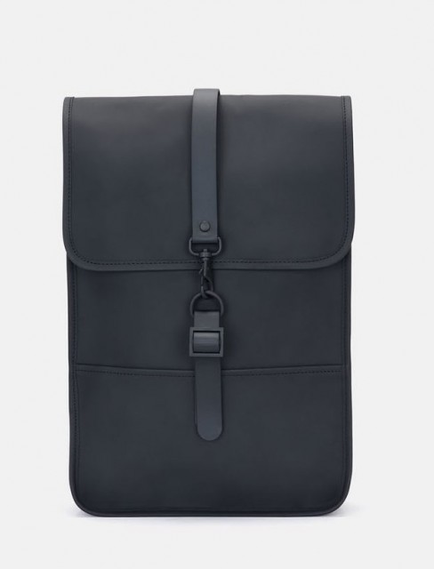 Rains Mini Backpack, Black, front