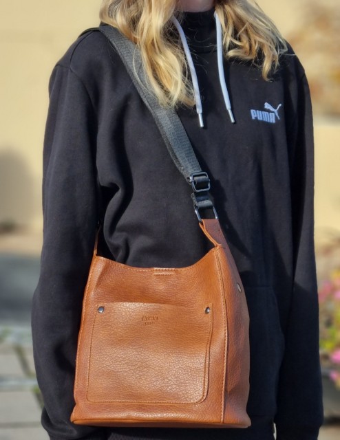 Lycke Crossover Veske, cognac