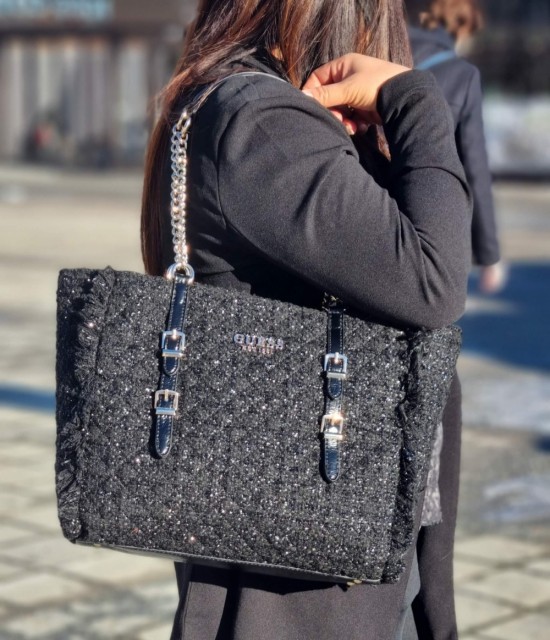 Guess Adam Tote Bag, Black