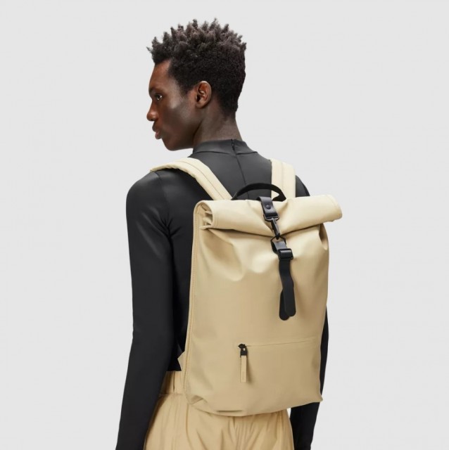 Rains Rolltop Rucksack, Sand