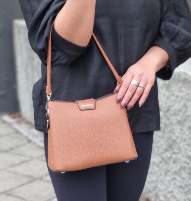 Puccini Crossover Veske, camel