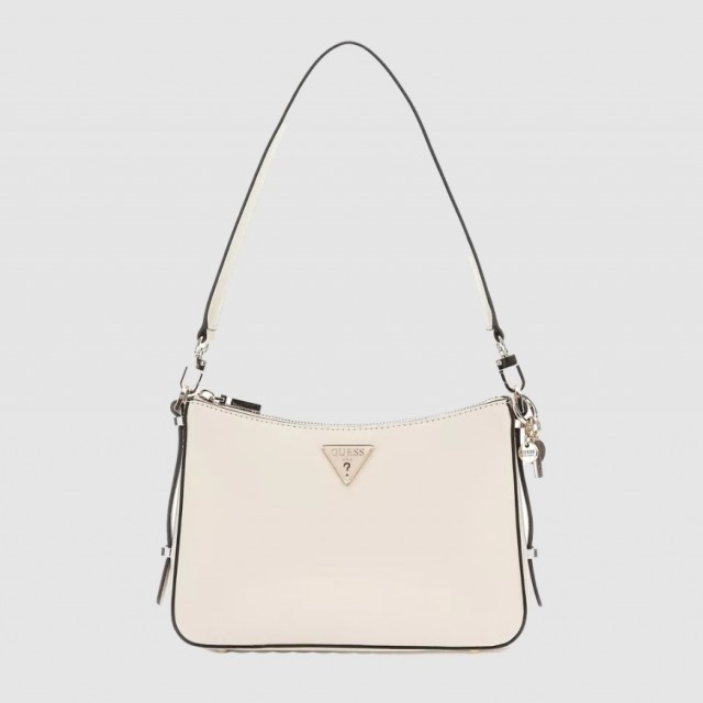 Guess Daryna Top Zip Shoulder Bag, Bone