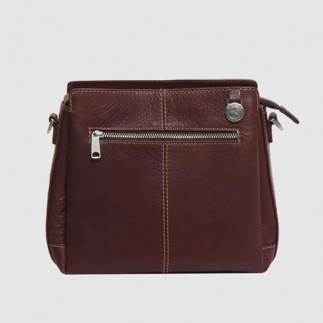 Adax Cormorano Shoulder Bag Sia, Coffee