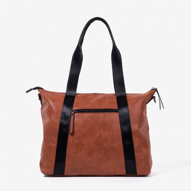 Lycke Tote Bag Veske, cognac