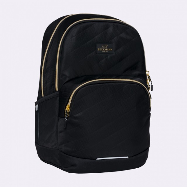 Beckmann Skolesekk Sports Junior 30L, Black Gold