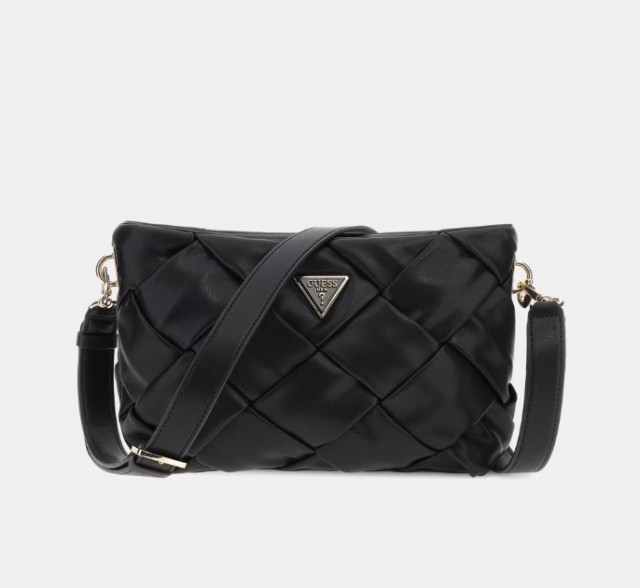 Guess Zaina Crossbody Top Zip, Black