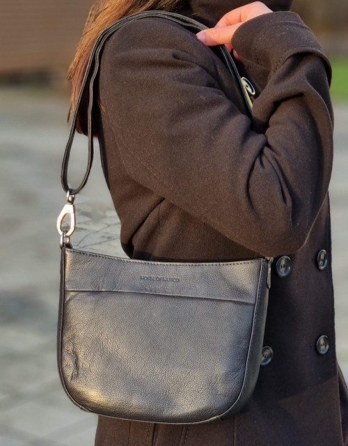 House of Sajaco Crossover Skinnveske, svart