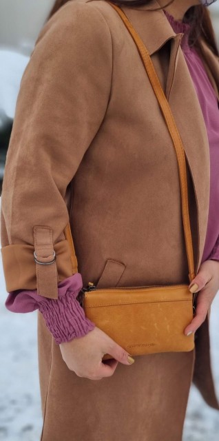 House of Sajaco Clutch Veske, cognac