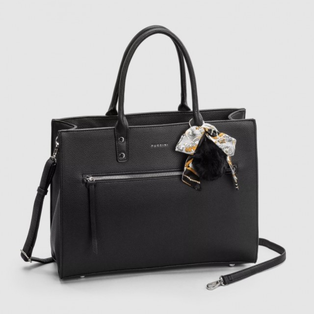 Puccini Tote Bag, Svart