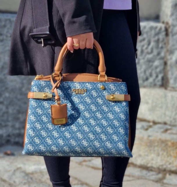 Guess Zadie Girlfriend Veske, Denim