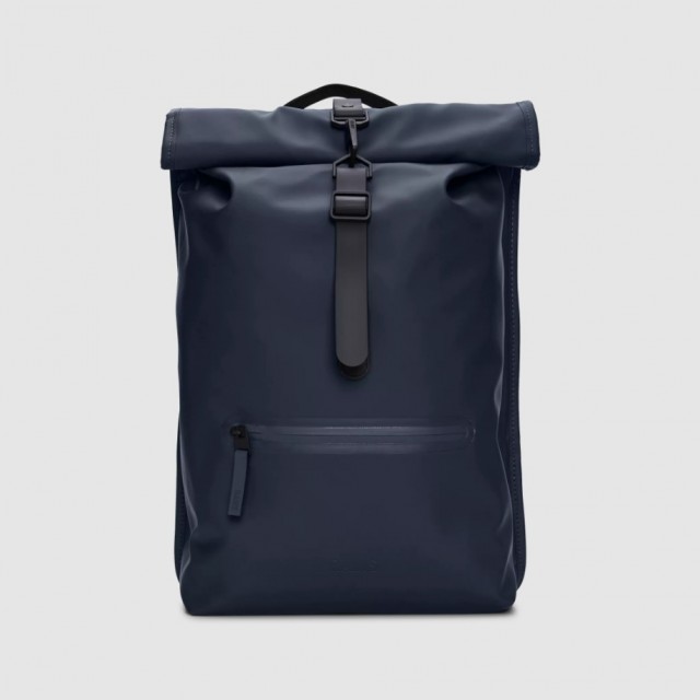 Rains Rolltop Rucksack, Navy