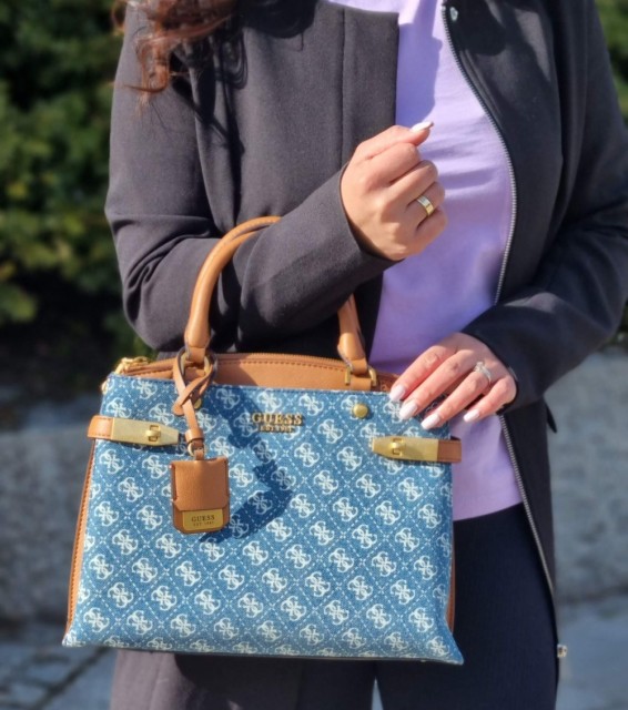 Guess Zadie Girlfriend Veske, Denim