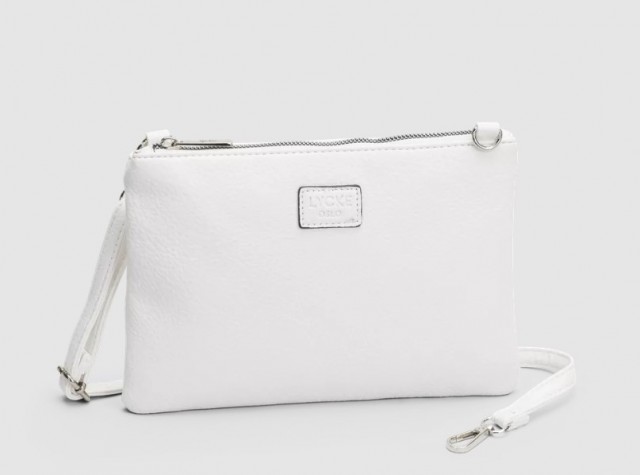 Lycke Nora Clutch Veske, hvit