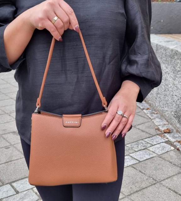 Puccini Crossover Veske, camel