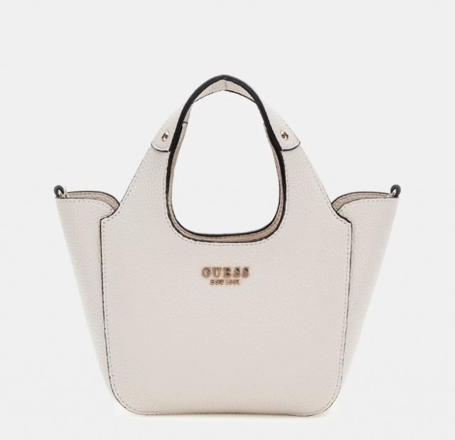 Guess Helina Mini Tote, Bone