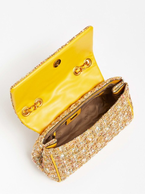 Guess Kimi Crossover veske, Gold Multi (innvendig)