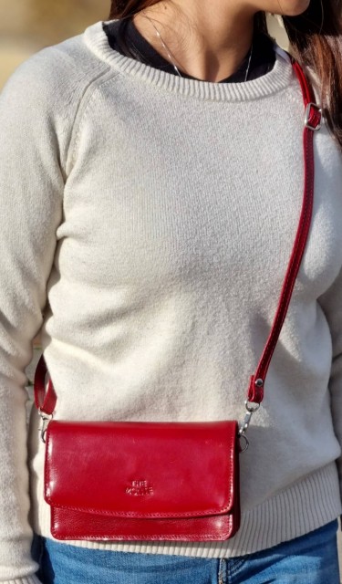 The Monte Clutch Veske, rød