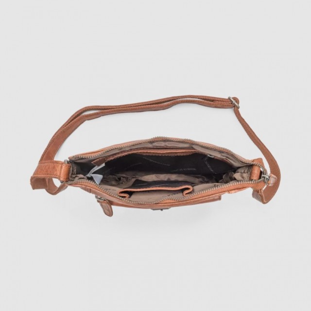 House of Sajaco Skinn Skulderveske, cognac
