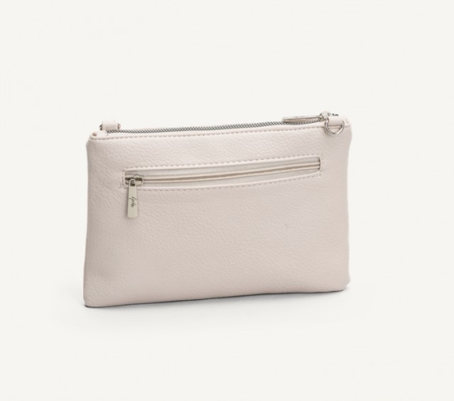 Lycke Clutch Veske Nora, Beige