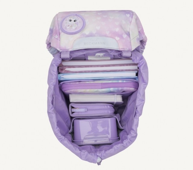Beckmann Skolesekk Classic 22L, Unicorn Princess Purple