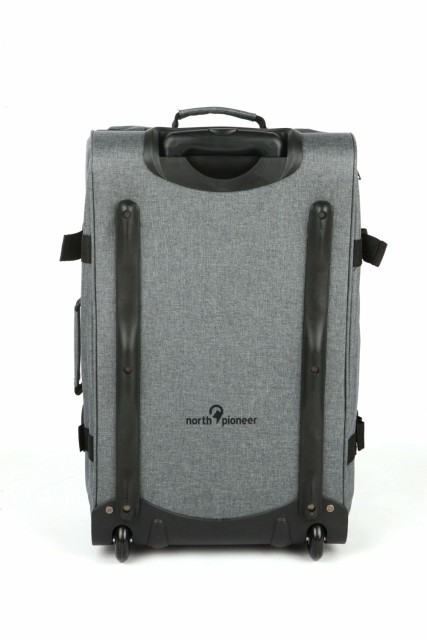 North Pioneer Cargo Duffelbag med Hjul, Medium, grey/light blue, bak