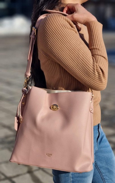 Lycke Crossover Veske, rosa