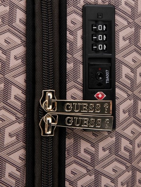 Guess Wilder, 46 cm, kabinkoffert, Espresso Logo
