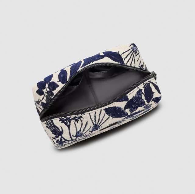 Lycke Toilet Bag Flora, Blå