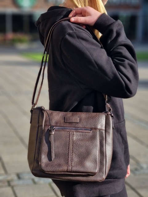 Lycke Nora Crossover Veske, brun