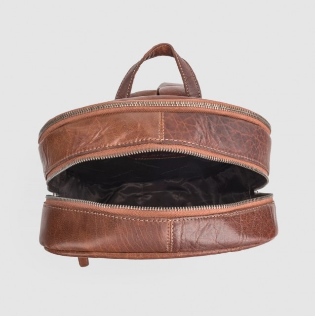 House of Sajaco Skinn Ryggsekk, cognac