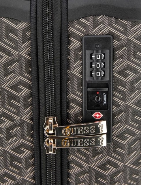 Guess Wilder, 46 cm, kabinkoffert, Charcoal Logo