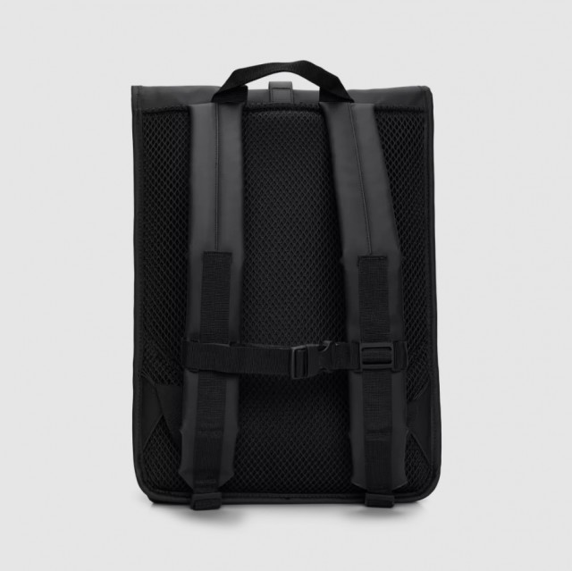  Rains Rolltop Rucksack, Black