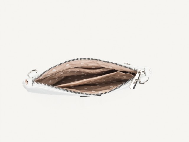 Lycke Clutch Veske Nora, Hvit