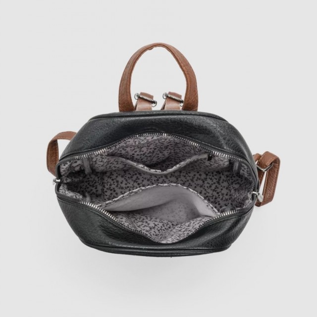 Lycke Backpack Duette, Svart/Brun