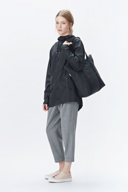 Rains Tote Bag Rush, Black