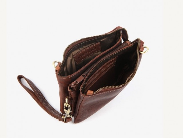 House of Sajaco Clutch Veske, cognac