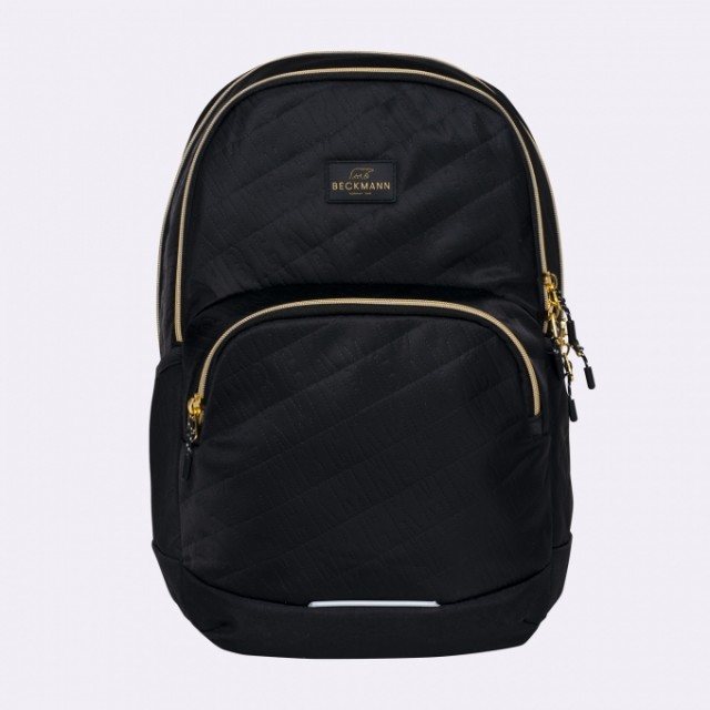 Beckmann Skolesekk Sports Junior 30L, Black Gold