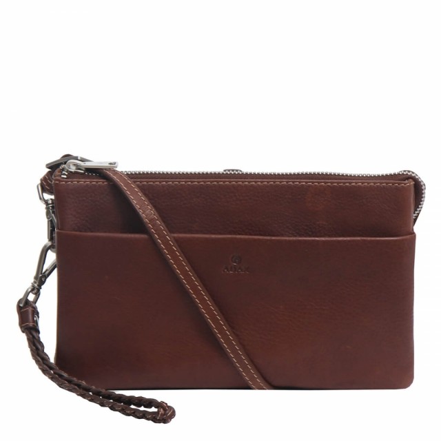 Adax Cormorano Silja Clutch, coffee