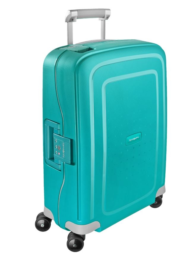 Samsonite S´Cure Kabinkoffert 55 cm, Aqua Blå