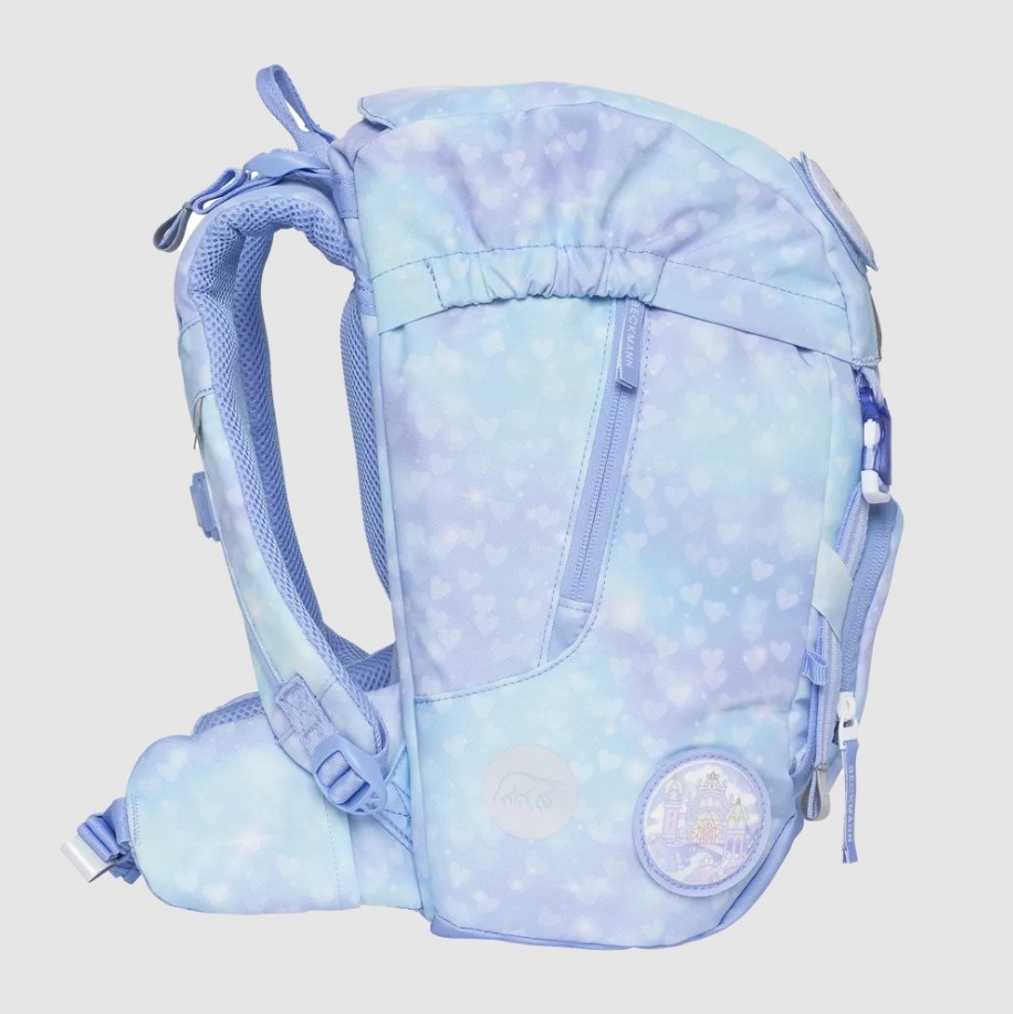 Beckmann Skolesekk Classic 22L, Unicorn Princess Ice Blue