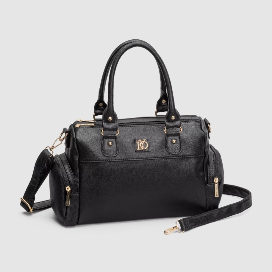 Lycke Saga Håndveske, Black/Black