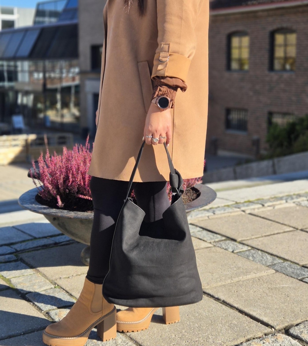Lycke Hobo Veske Tofte, Svart