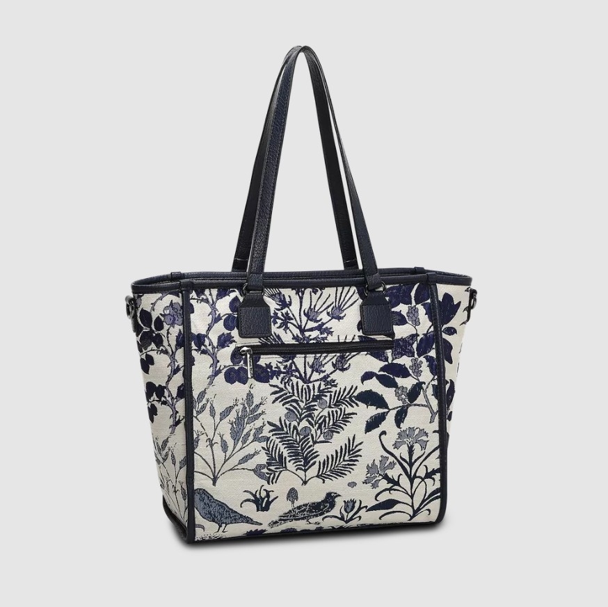 Lycke Tote Bag Flora, Blå