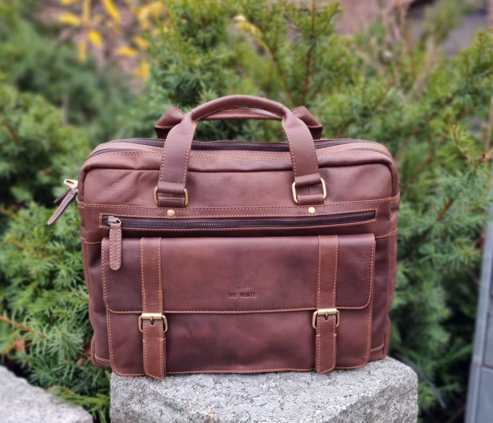 The Monte PC-veske 13,3", brun