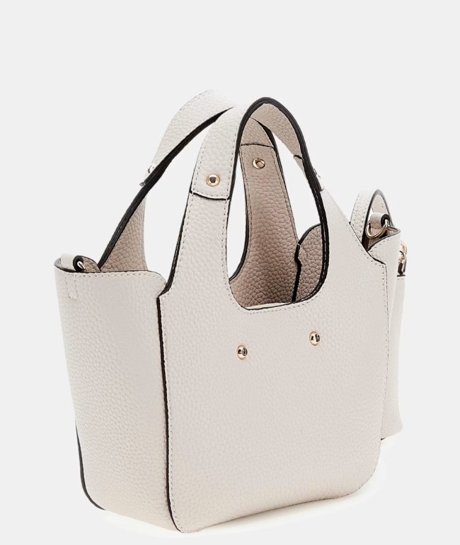 Guess Helina Mini Tote, Bone