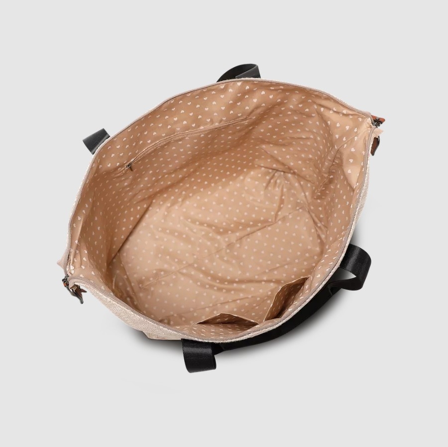 Lycke Weekendbag Flora, Beige