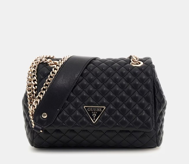 Guess Eco Rianee Convertible Xbody Flap, Black